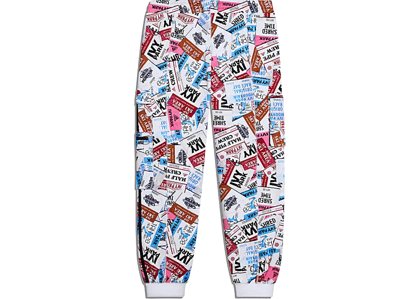Детские спортивные штаны с принтом Ivy Park Ski Tag Adidas, Multicolor — фото 2