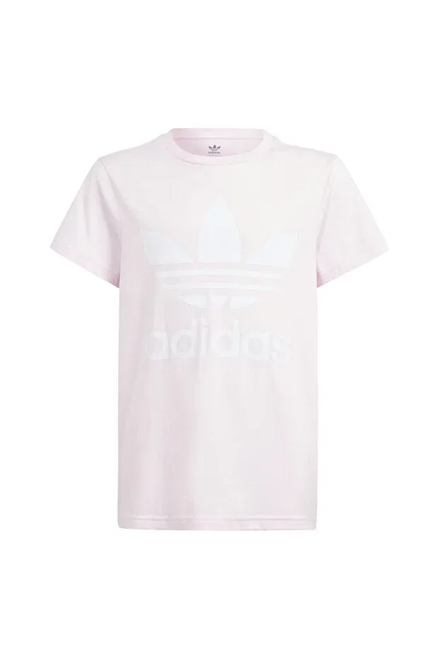 Женская футболка с коротким рукавом Trefoil Adidas, Clear Pink