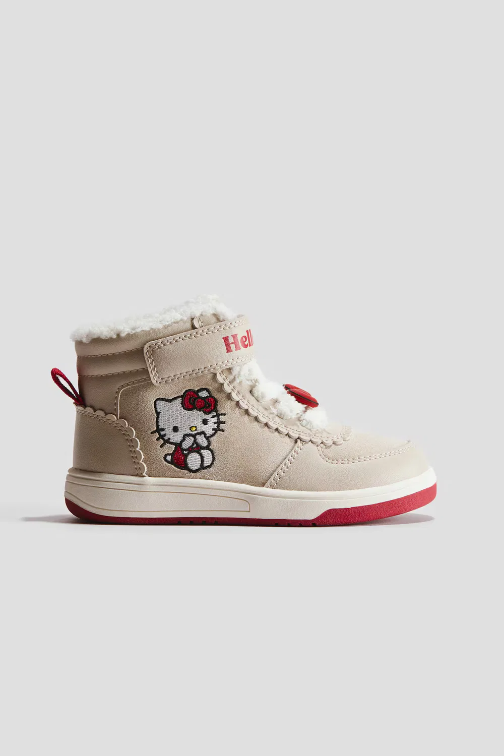 Утепленные высокие кроссовки H&M, Beige/Hello Kitty