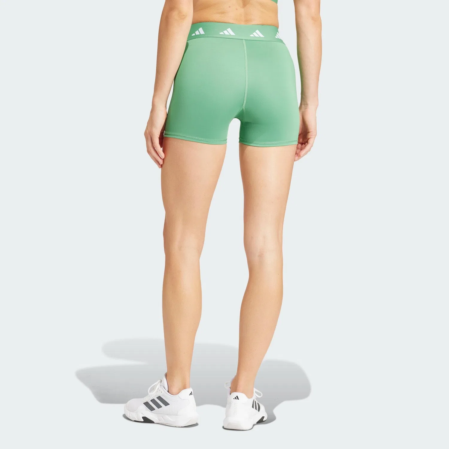 Женские леггинсы с компрессией Techfit Adidas, Salbeigrun — фото 3
