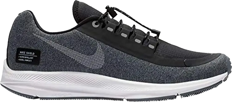 

Кроссовки Nike Wmns Zoom Winflo 5 Run Shield 'Black Metallic Silver', серый