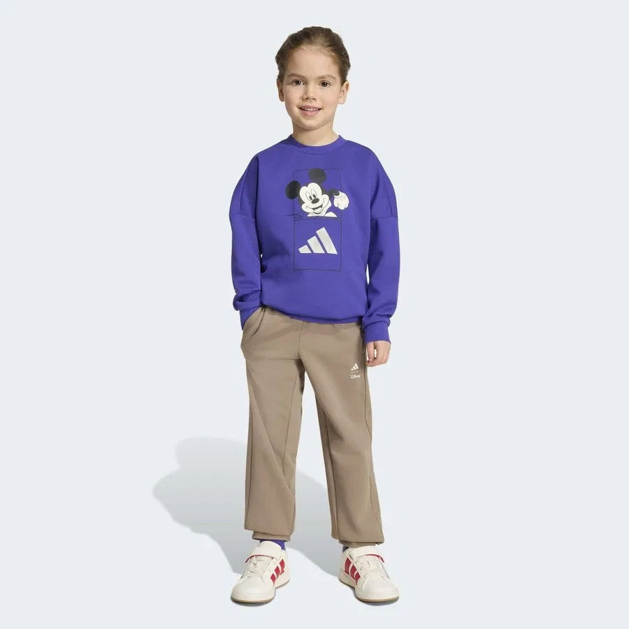 Детский спортивный комплект с принтом Disney Mickey Mouse adidas, Разноцветный — фото 3
