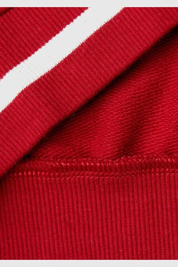 Детский кардиган для девочек с принтом Heart United Colors Of Benetton, Red — фото 3