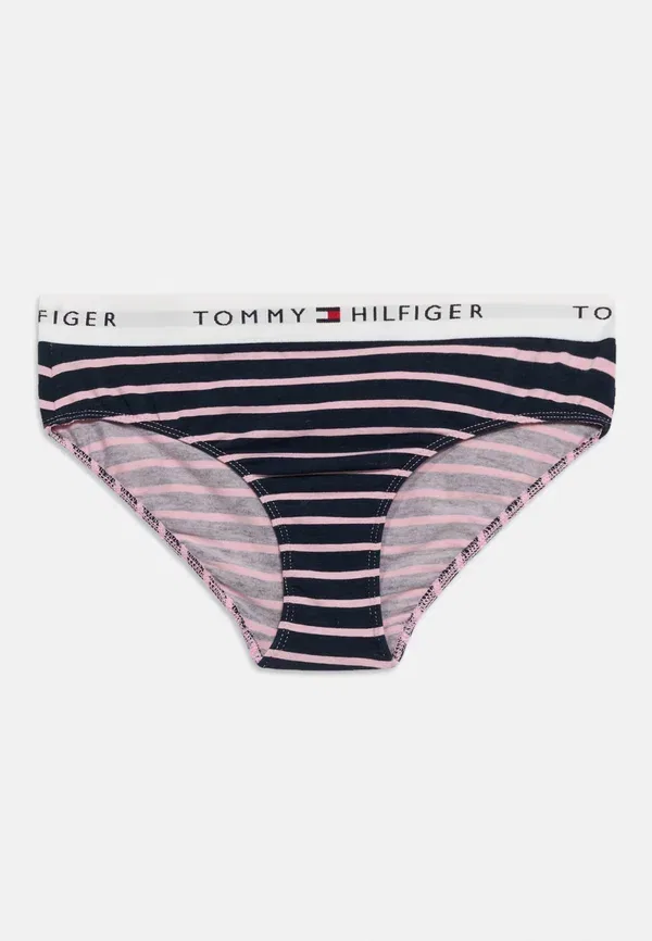 Трусы из хлопка с эластаном 2 шт Tommy Hilfiger, темно-синий/розовый — фото 3