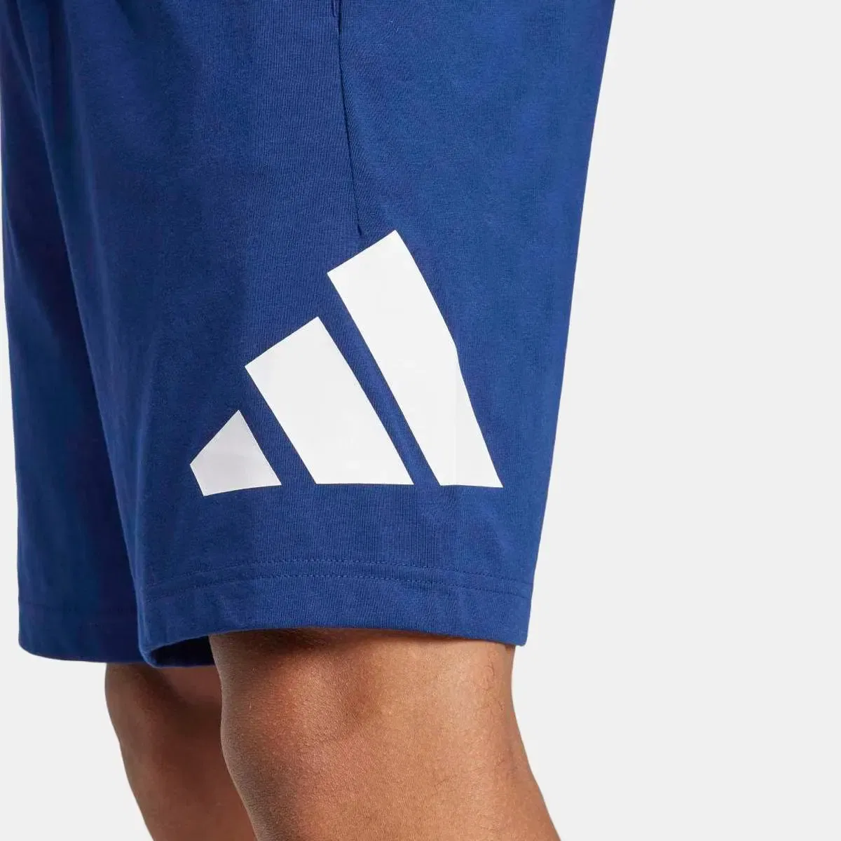 Мужские шорты хлопковые adidas, Blue — фото 4
