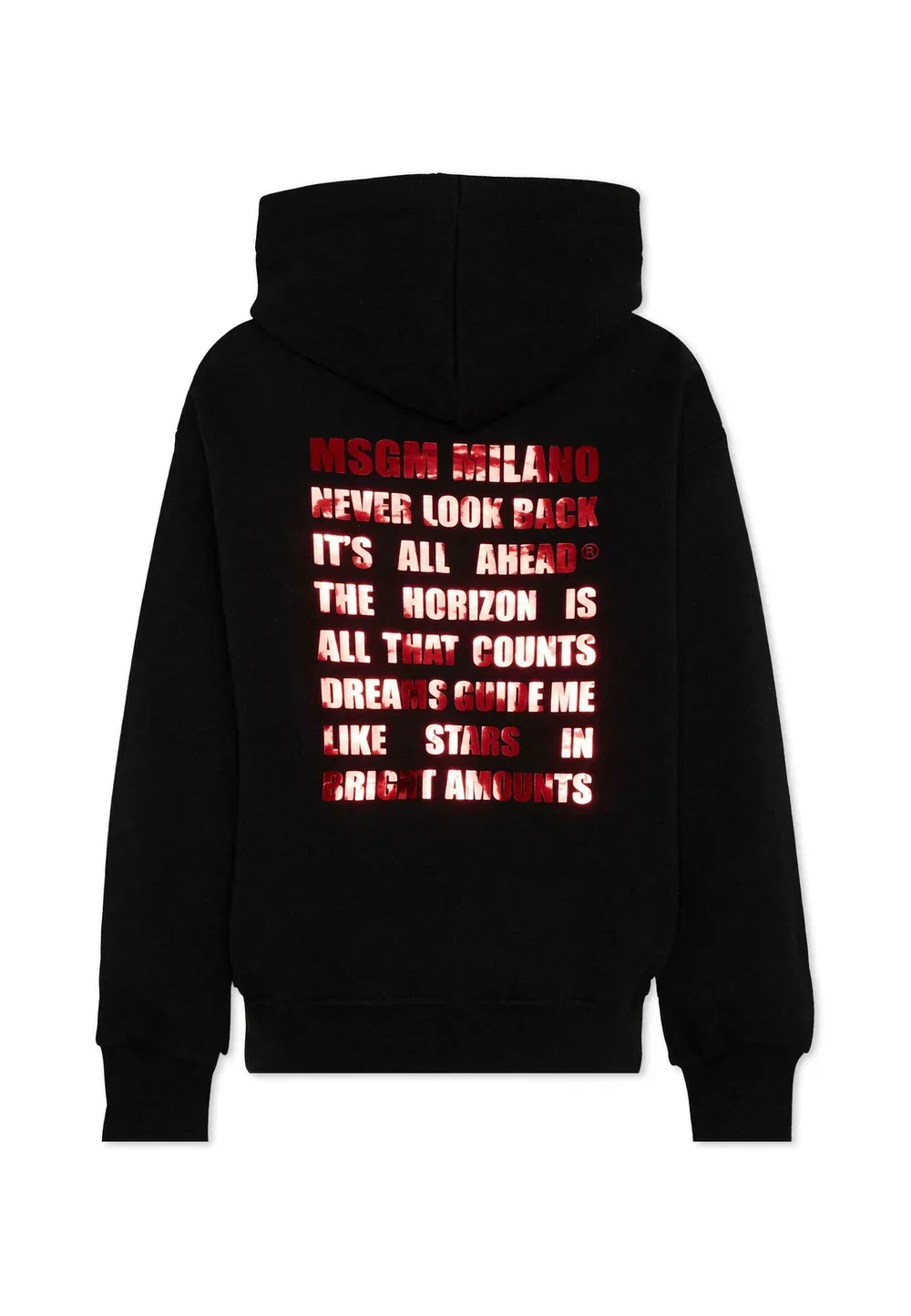 Толстовка унисекс Felpa Msgm, Black — фото 2
