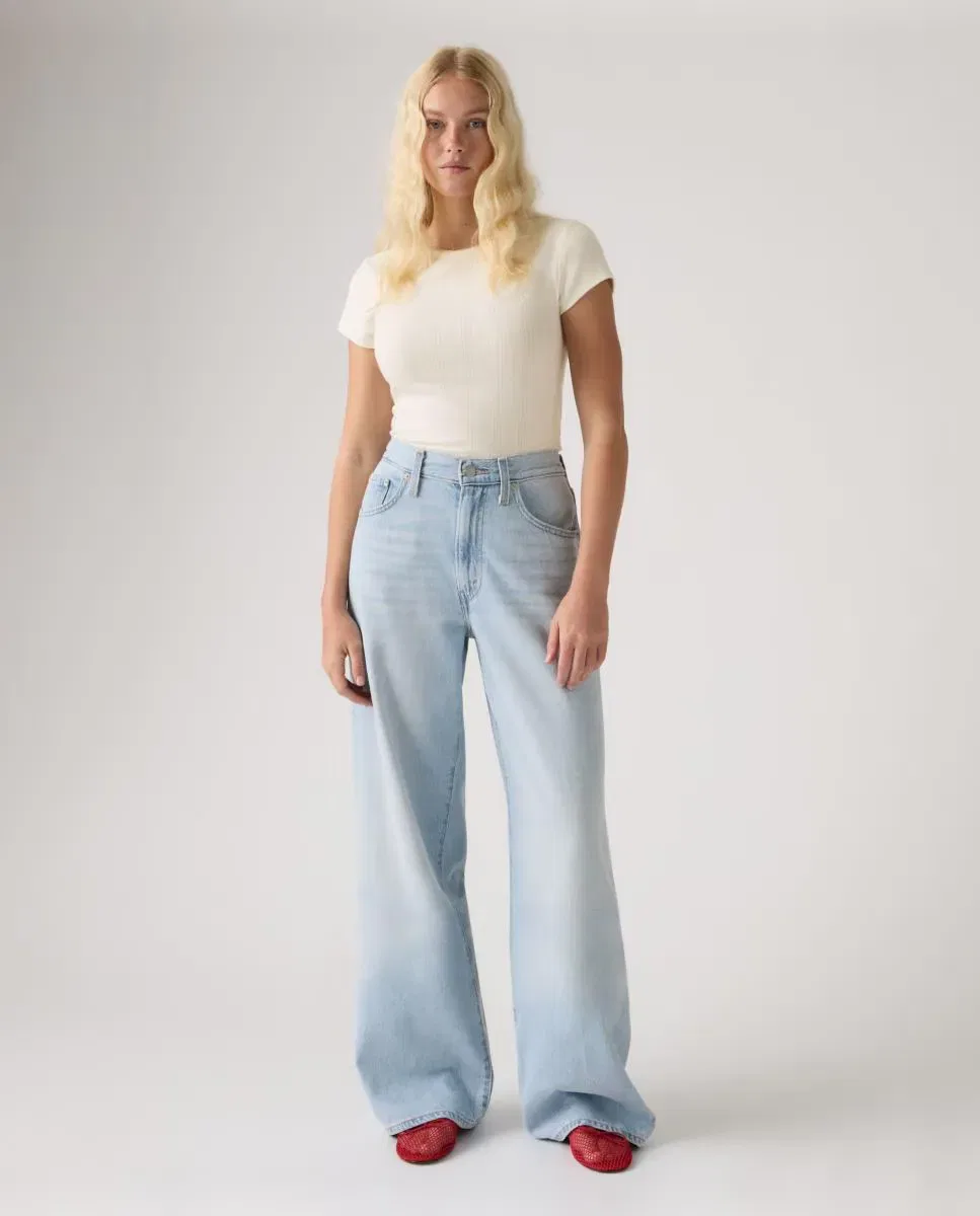 Женские джинсы широкого кроя Cinch Wide Leg Levi's, Azul Claro