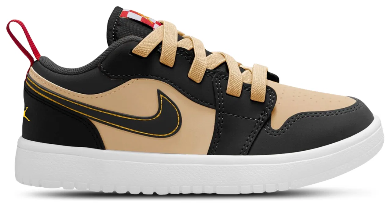 Детские баскетбольные кросcовки Retro 1 Low ALT SE Uni Jordan, цвет Tan/Red