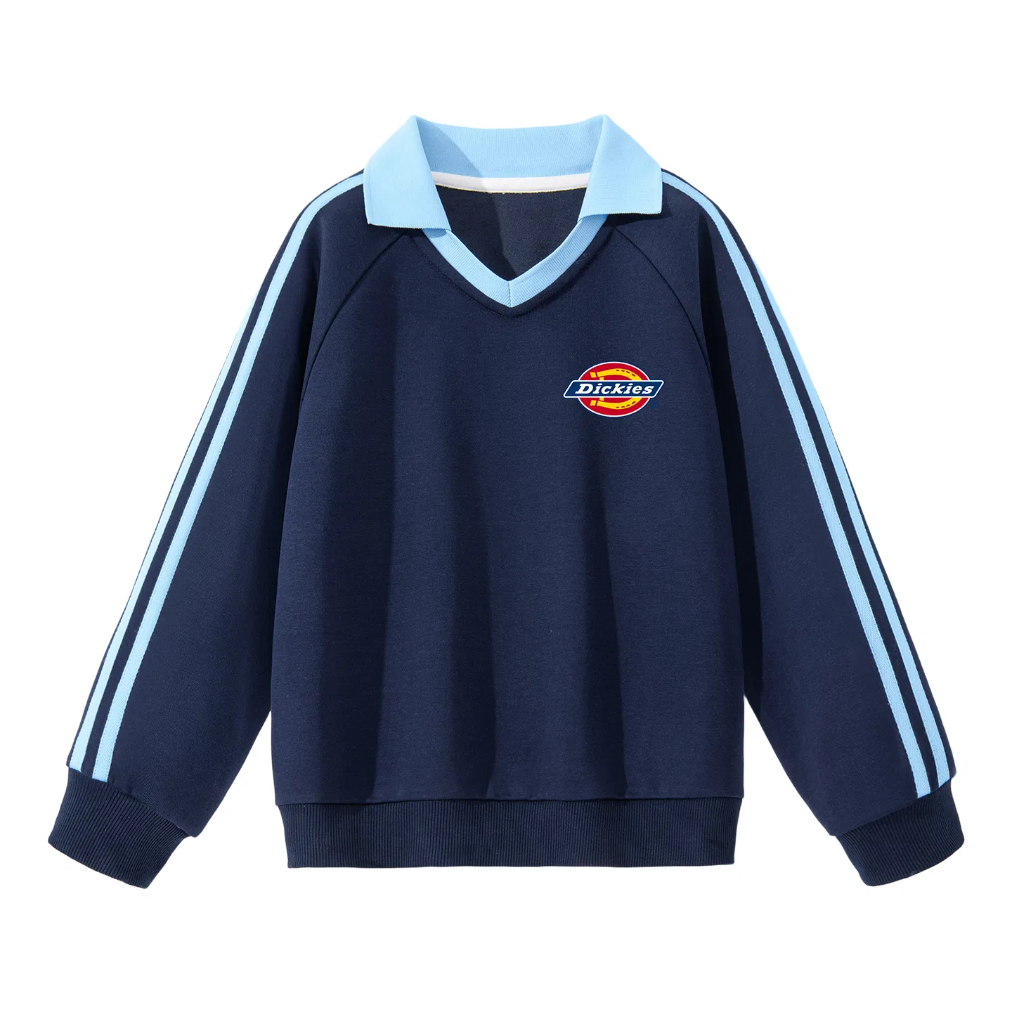 Детский свитшот с поло-воротником Dickies, Navy Blue