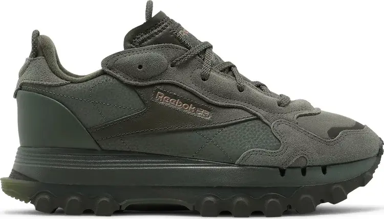 

Кроссовки cardi b x wmns classic leather 'hunter green' Reebok, зеленый, Зеленый;серый, Кроссовки cardi b x wmns classic leather 'hunter green' Reebok, зеленый