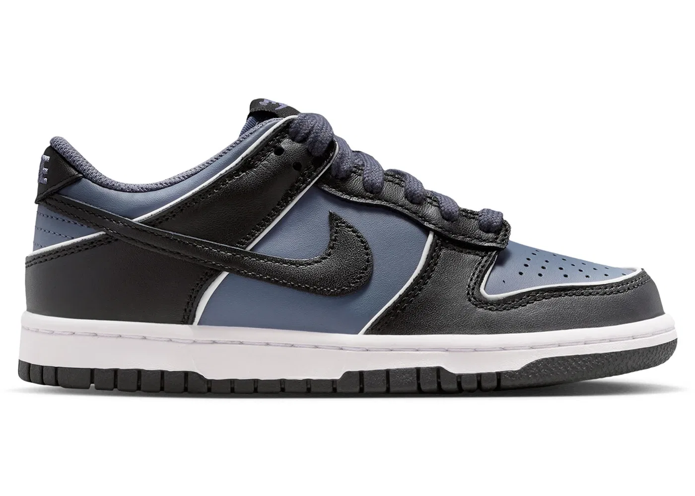 Детские кроссовки Lifestyle с принтом Nike Dunk Low SE Nike, Light Carbon/White/White/Black