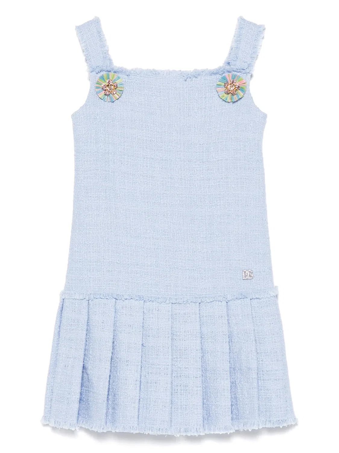 Платье из букле Dolce & Gabbana, синий