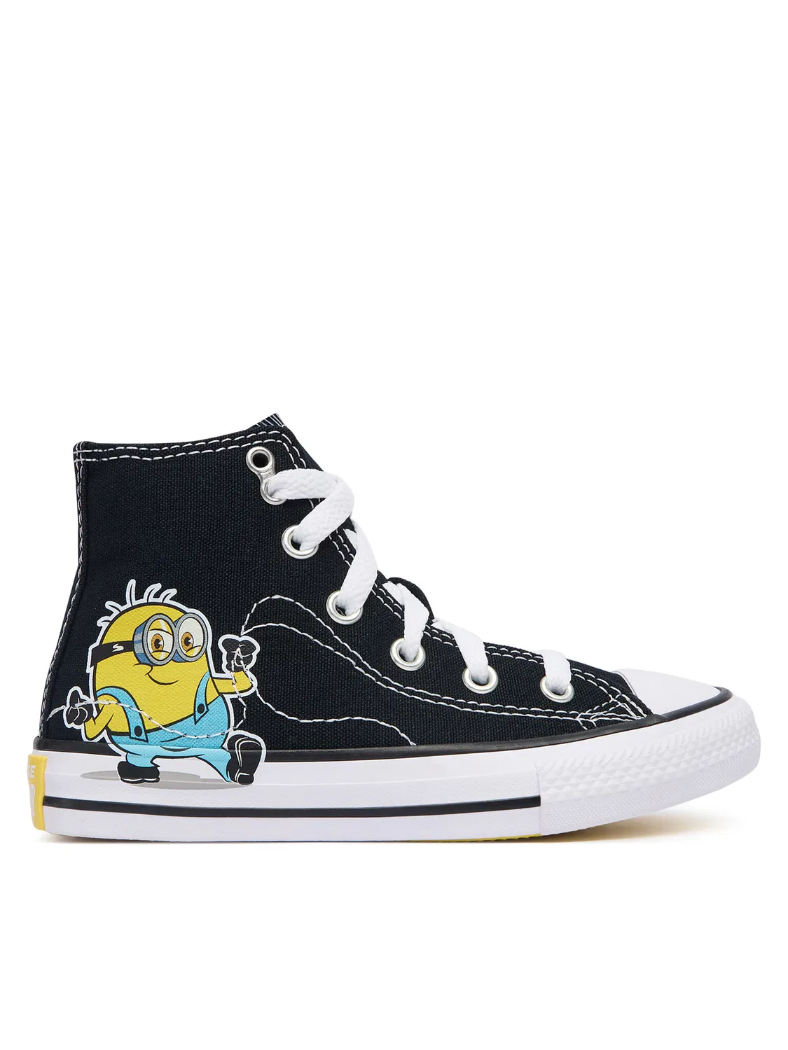 Тканевые кроссовки для мальчика Minions Chuck Taylor All Star Converse, черный