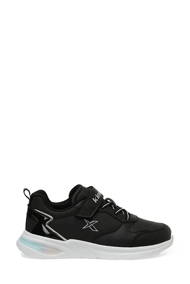 Детские спортивные кроссовки для девочек на липучках Kinetix, Black — фото 3