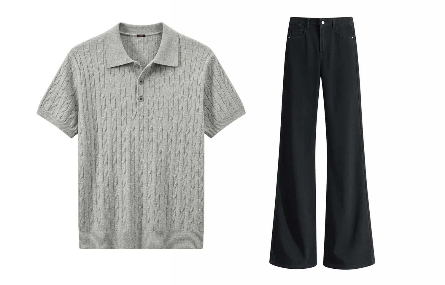 Детский спортивный комплект из двух предметов BALENO, Light Gray+Black