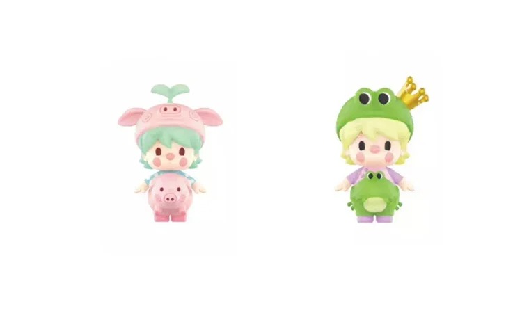 

Фигурка Pop Mart Sweet Beans Animal Baby Collection, Piglet + Frog Prince