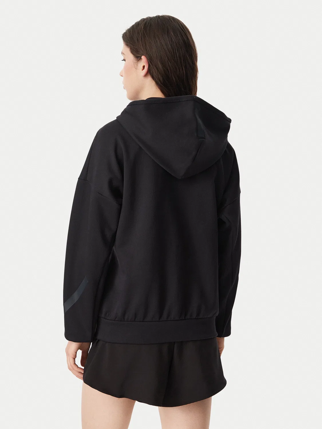 Женская толстовка стандартного кроя Z.N.E. Full Zip Adidas, черный — фото 3