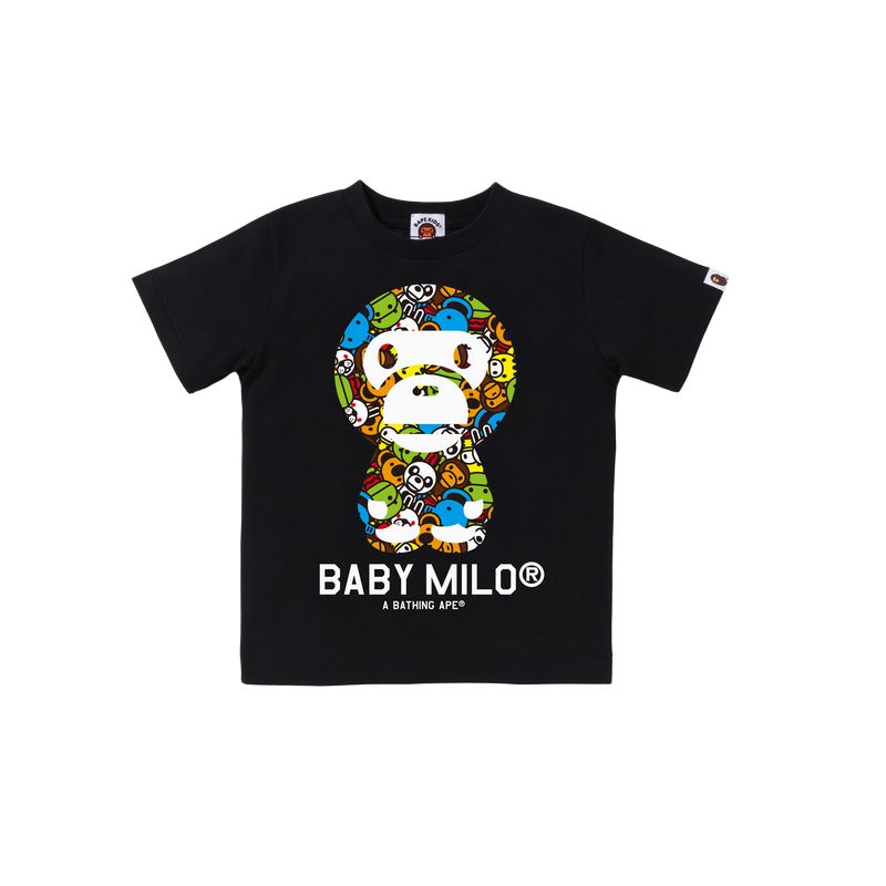 

Футболка Bape BABY MILO для детей 3-7 лет A BATHING APE, черный