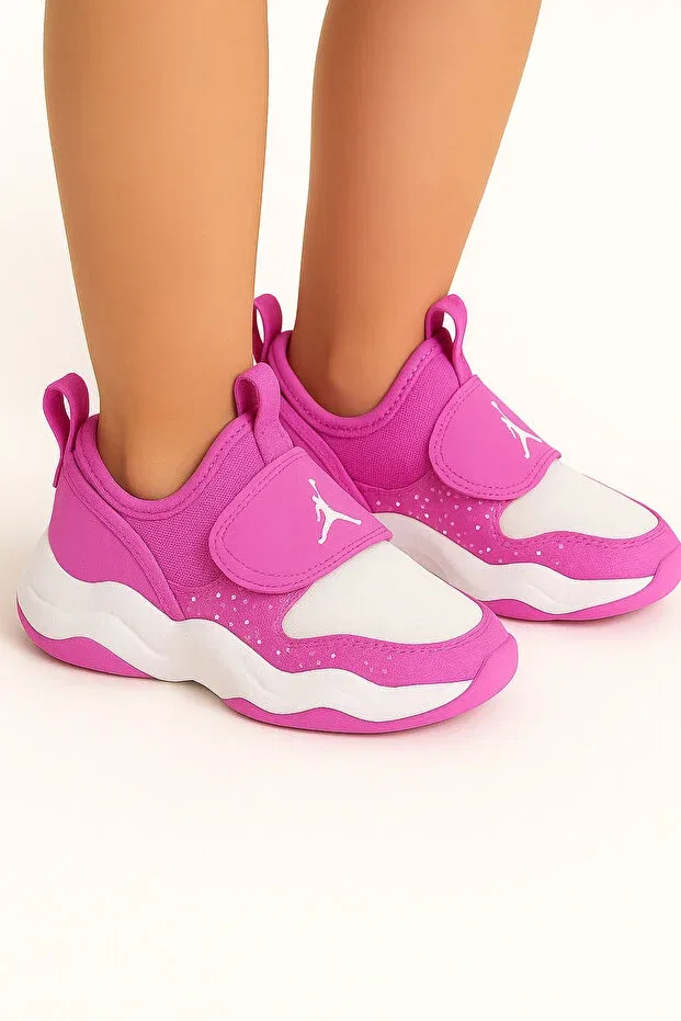Детские кроссовки для девочек текстильные Jordan Nike, Pink