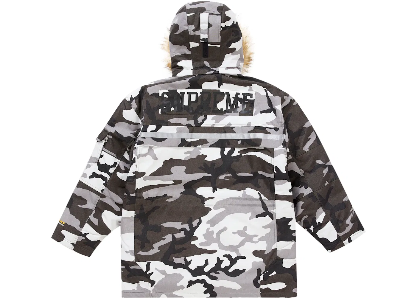 Мужское пальто Cordura Snorkel Coat Supreme, Snow Camo — фото 4
