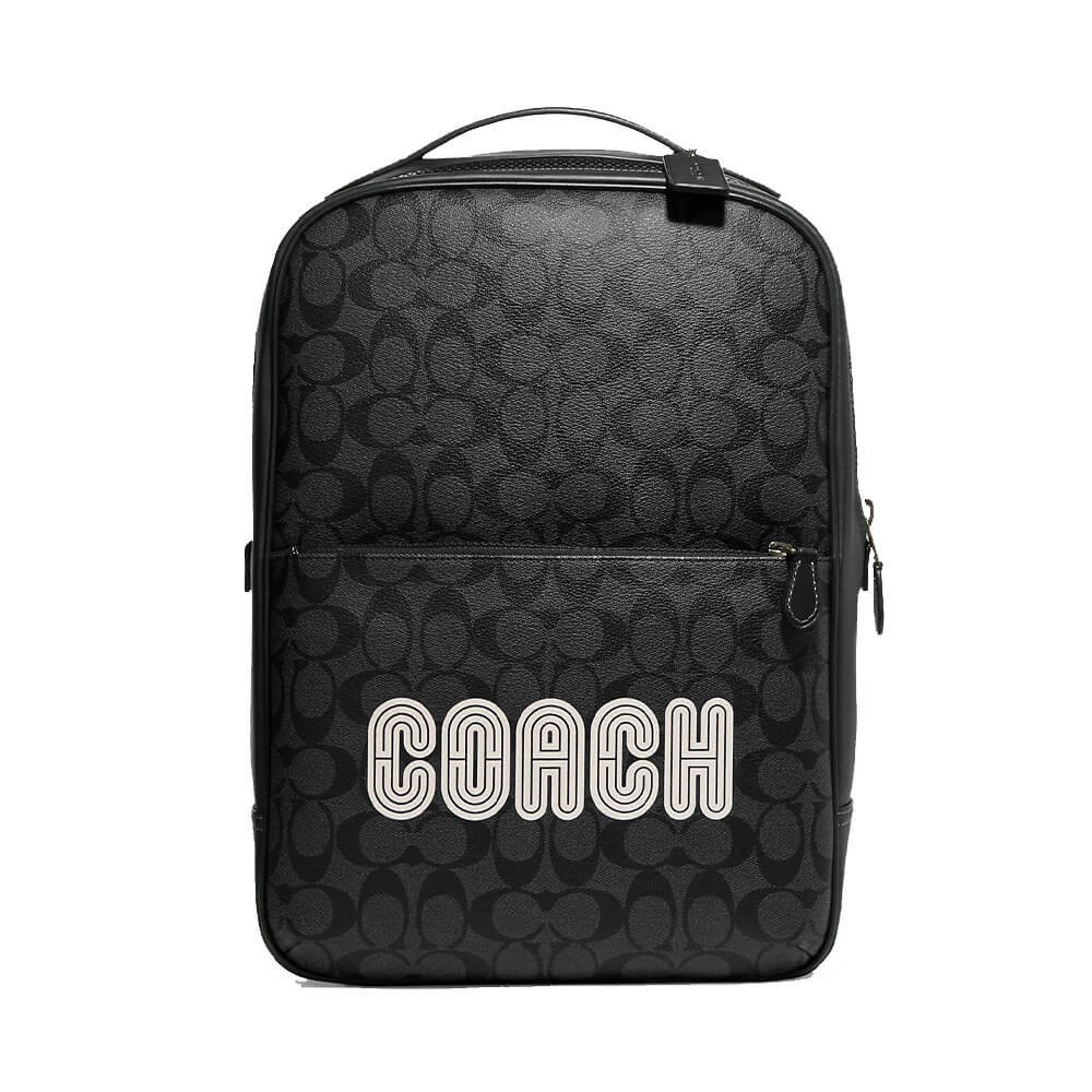 

Рюкзак Coach Outlet Westway Colorblock with Coach Patch, чёрный/угольный