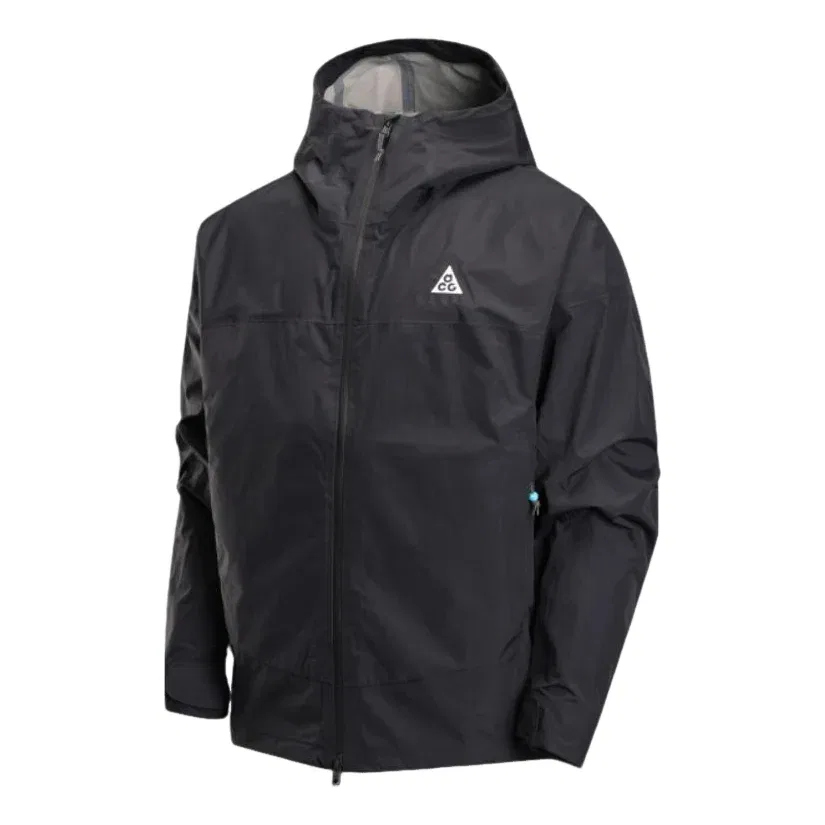 Мужская куртка ACG Storm-Fit ADV 2.5L Rain Jacket 'Morpho - Black' Nike, Black/Black/Peak White