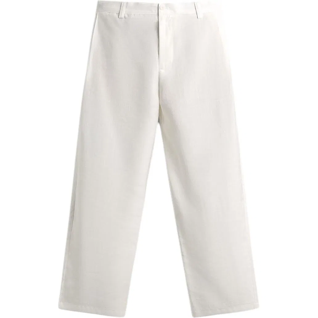 Мужские брюки повседневные прямого кроя Frosted White ZARA, Frosted White