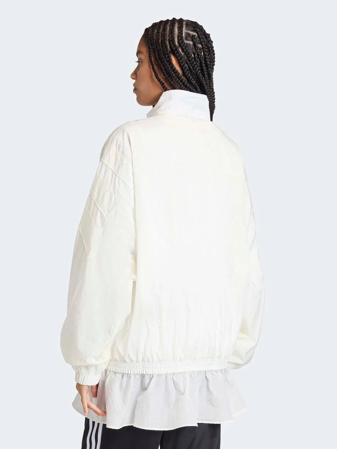 Трек-топ adidas Originals Santiago Woven, белый — фото 2
