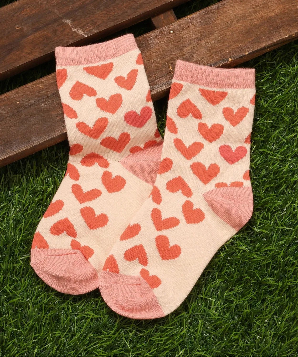 Детские носки с принтом Salmon Pink BREEZE