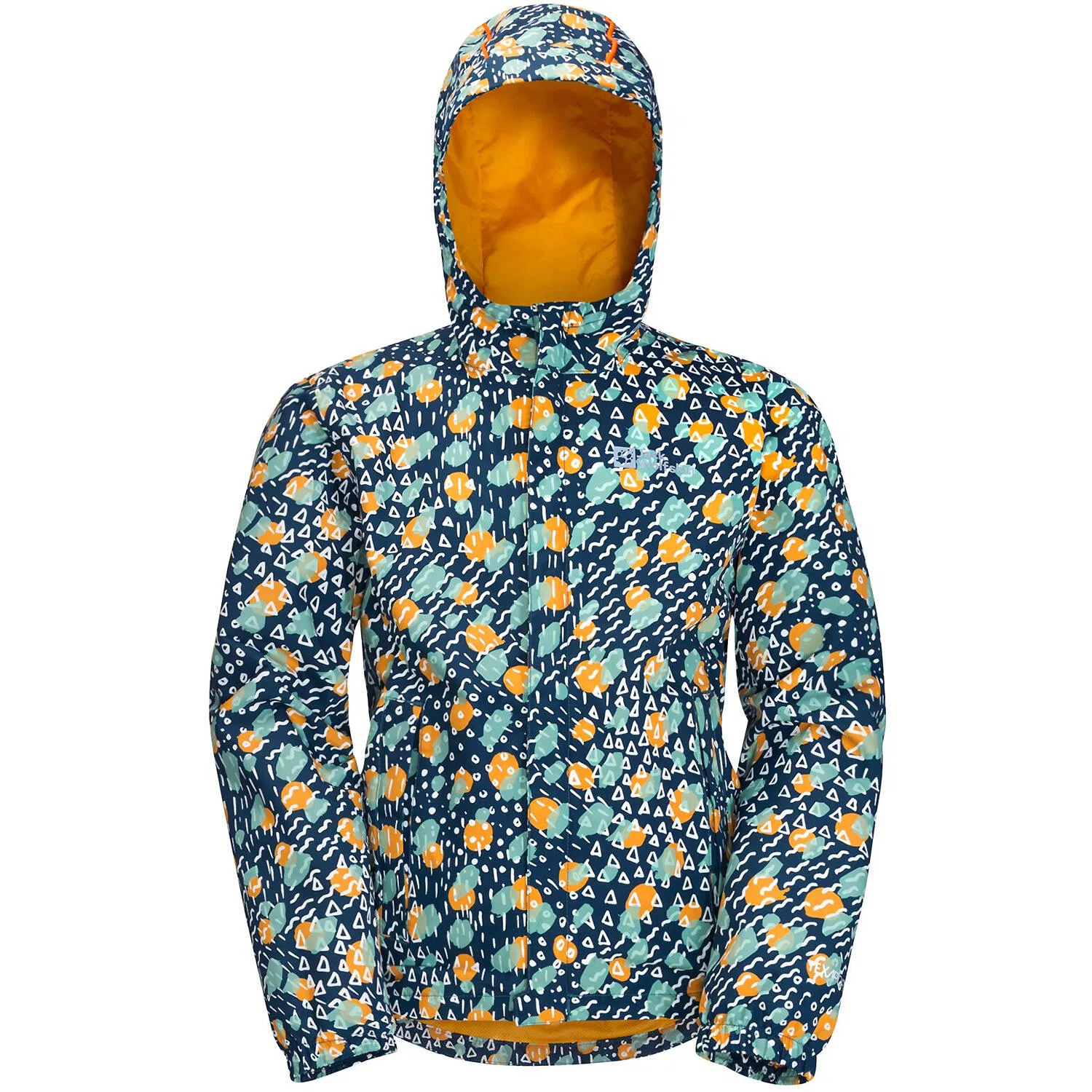 Детская куртка с принтом KIDS VILLI 2L PRINT JACKET Jack Wolfskin, Konigsblau — фото 3