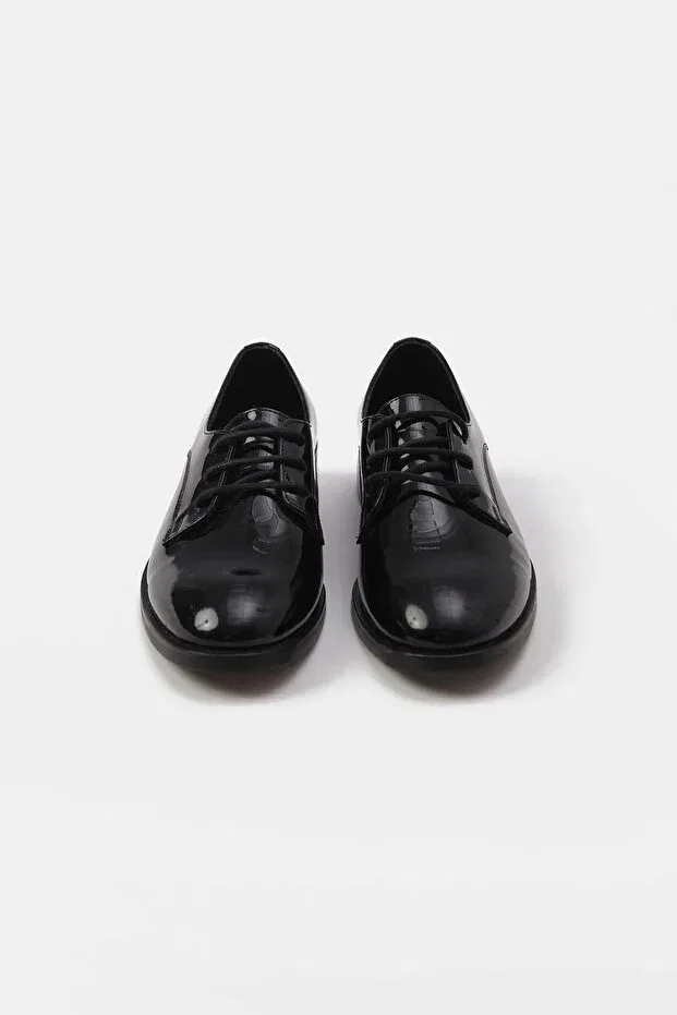 Детские туфли для мальчиков с коротким каблуком Nebbati, Black