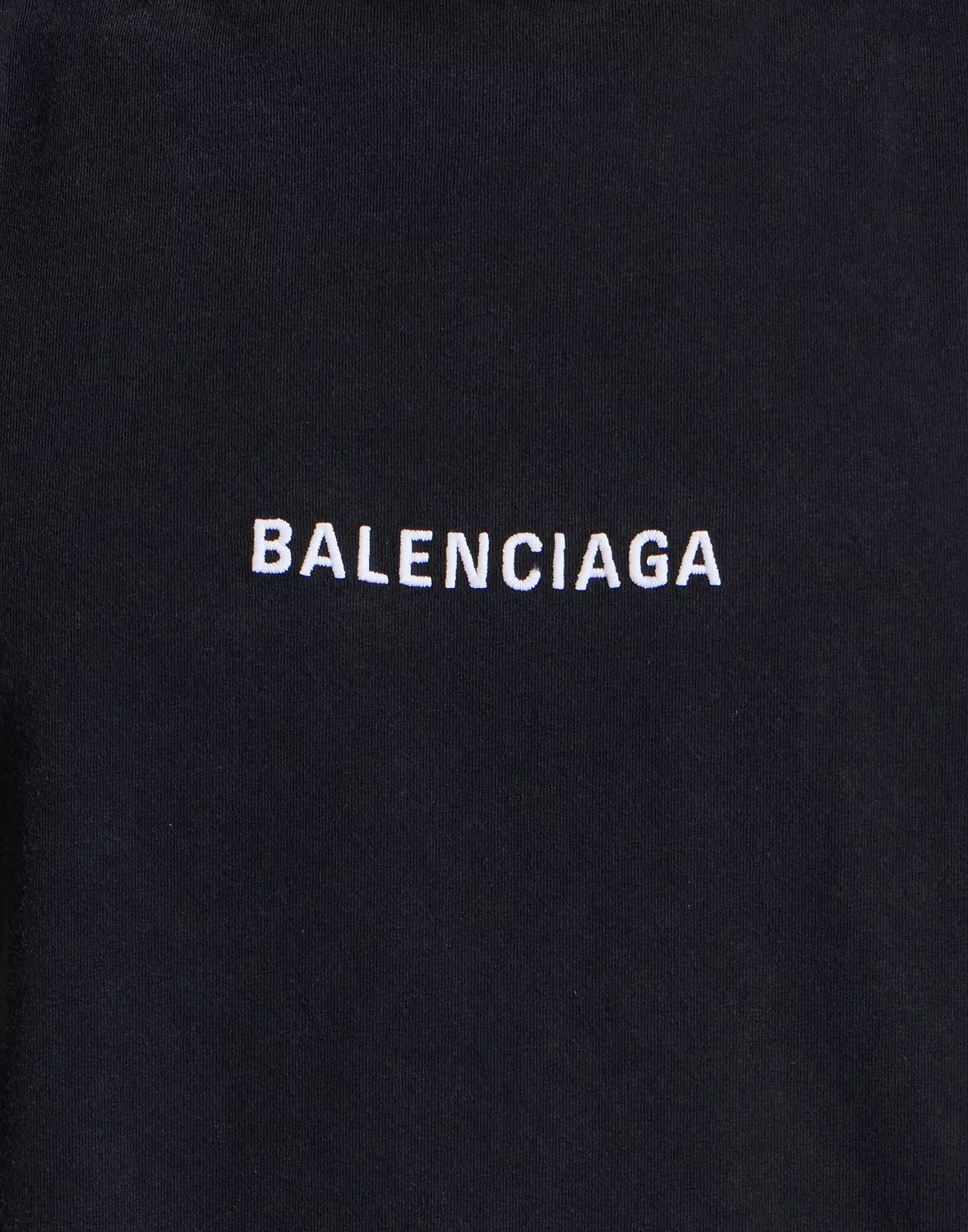 Мужская футболка свободного кроя Balenciaga, черный — фото 4
