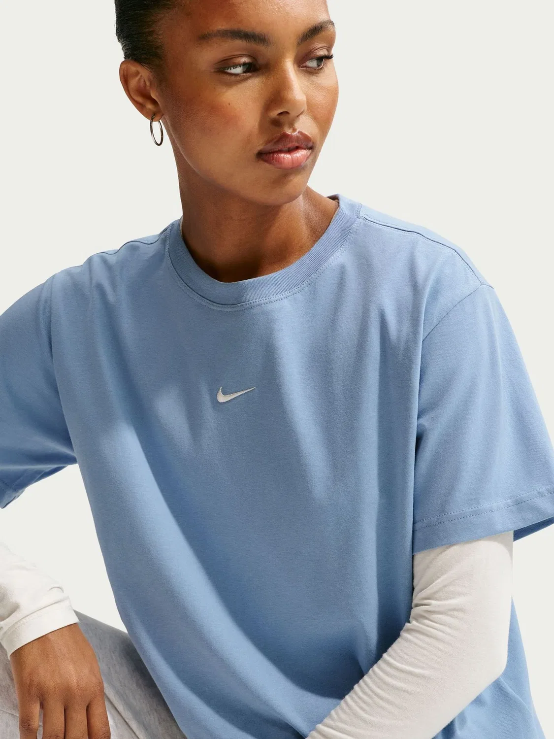 Футболка оверсайз, Sportswear Essential Nike, Work Blue — фото 4