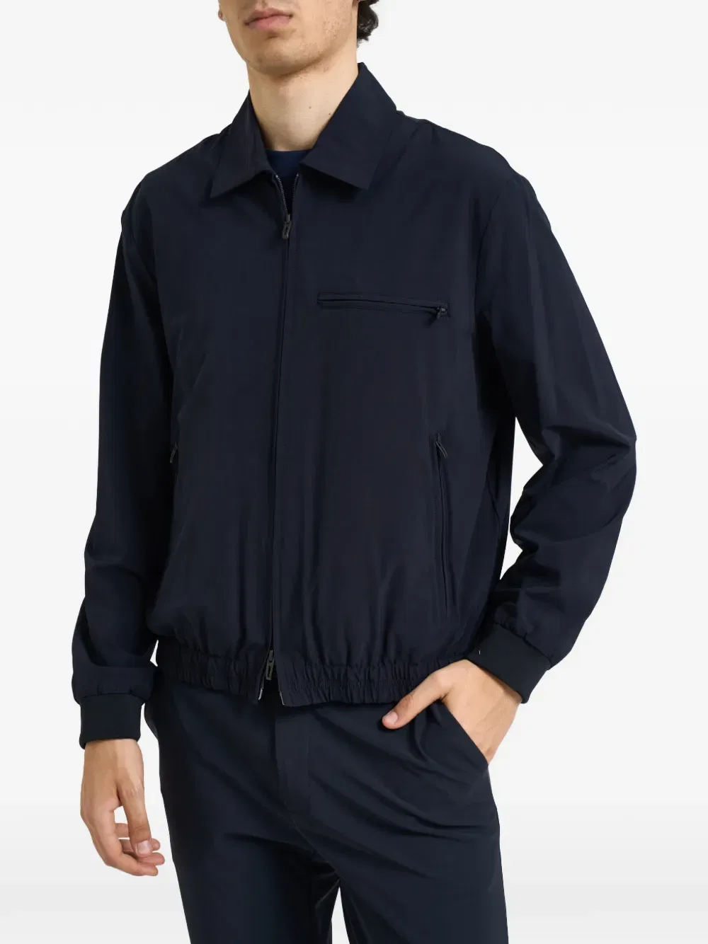 Бомбер Emporio Armani, синий