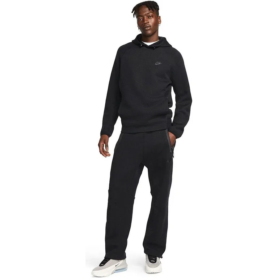 Свитшот мужской с капюшоном Tech Fleece Nike, Черный