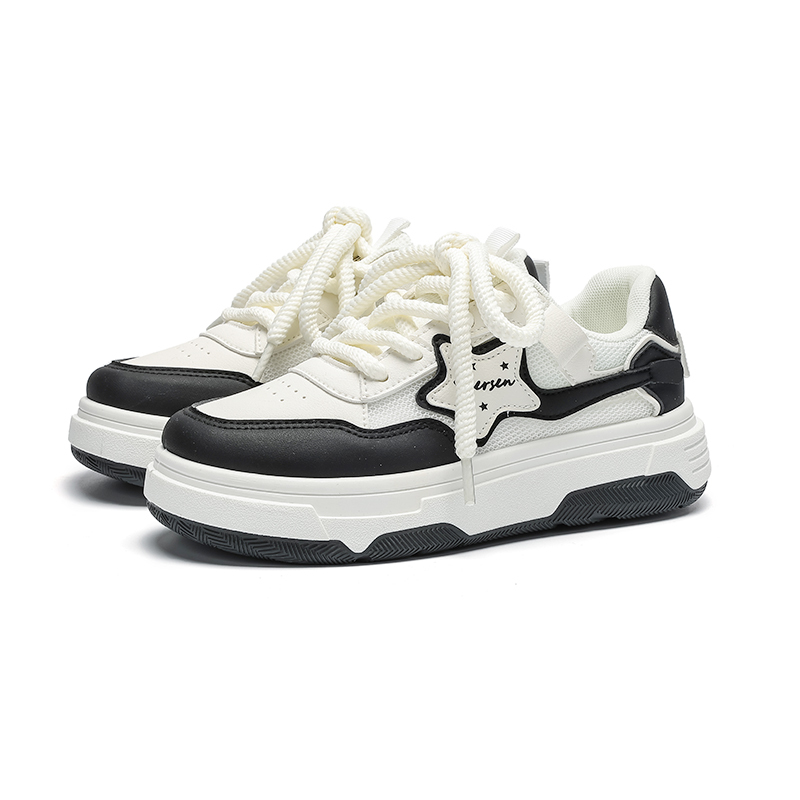 

Кроссовки Forever 21 Skateboarding Shoes Women's Low-top, белый/черный