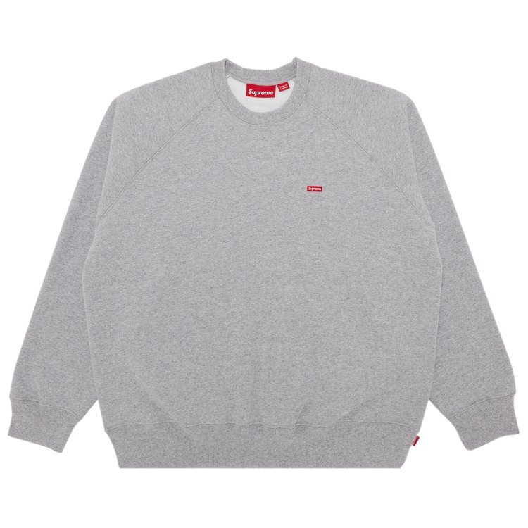 

Толстовка Supreme Small Box Raglan Crewneck, серый