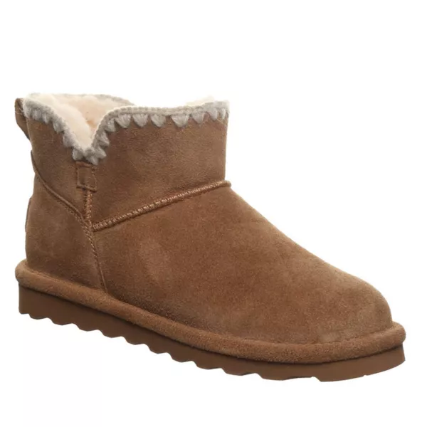 Женские ботильоны Yvonne с кружевной отделкой Bearpaw, цвет hickory