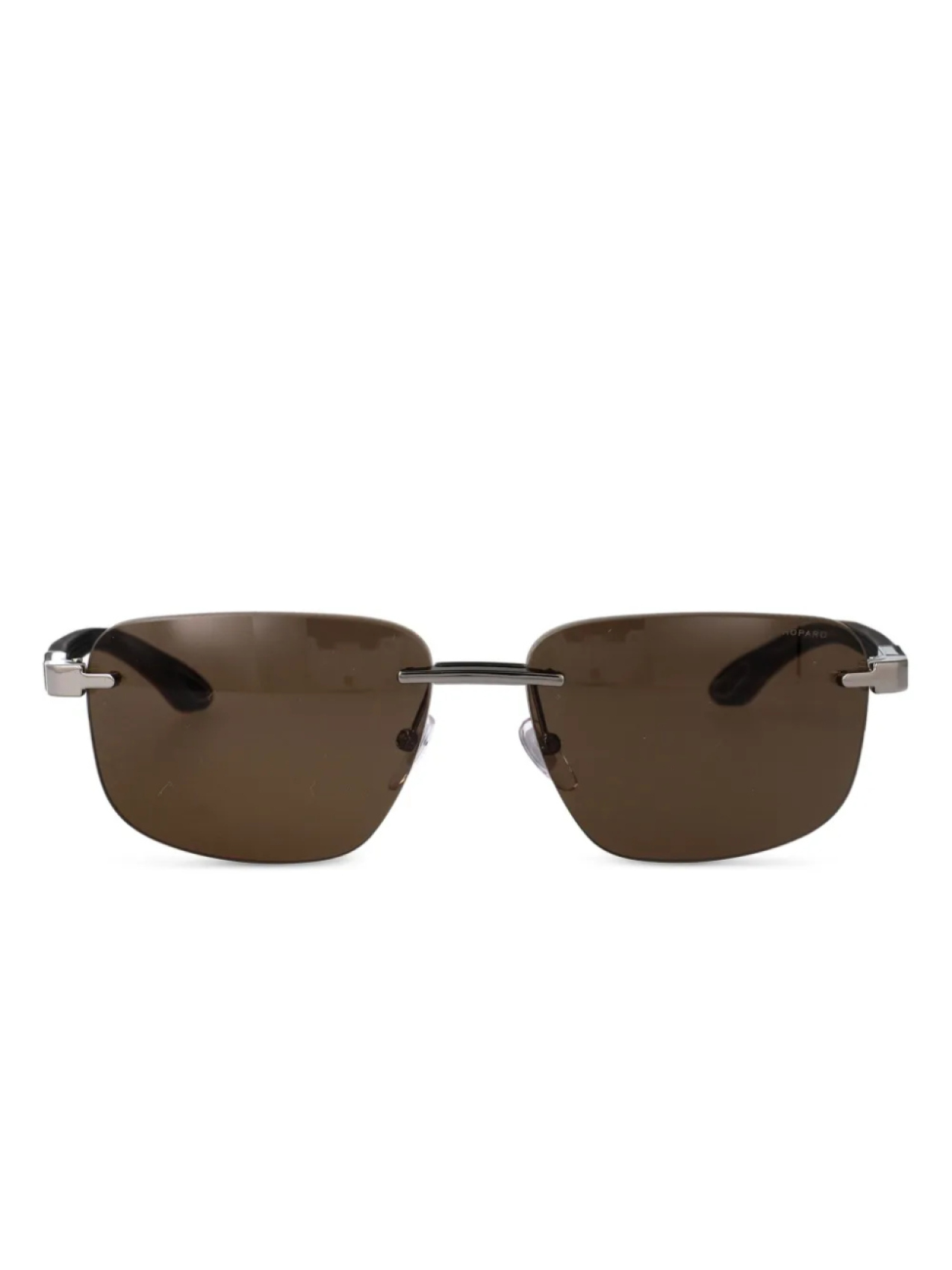 

Солнцезащитные очки Chopard Eyewear в квадратной оправе, черный