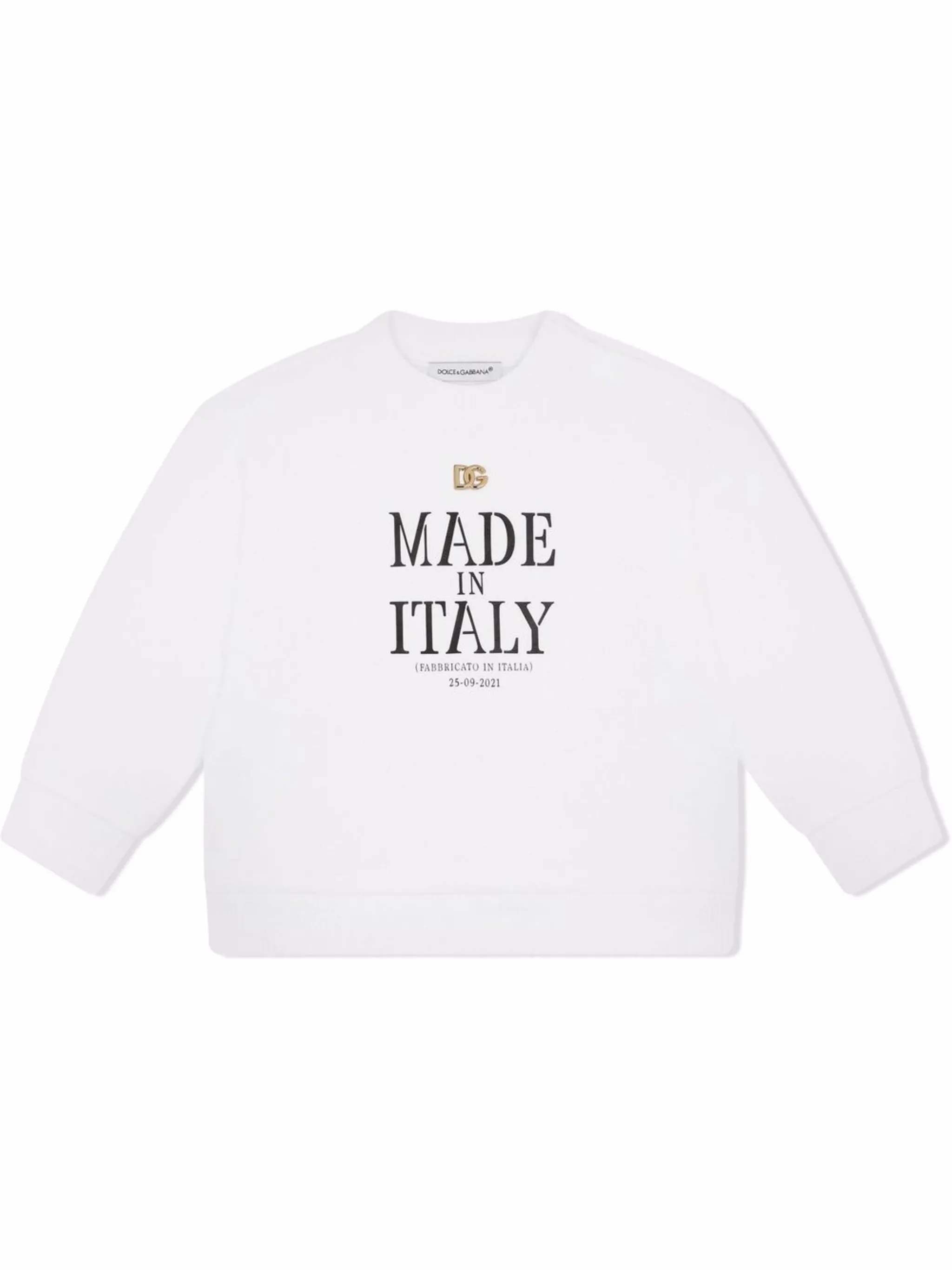 

Толстовка Made In Italy Dolce & Gabbana Kids, белый
