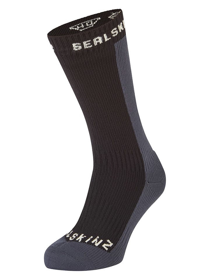 

Носки SEALSKINZ Funktionssocken Straston, цвет Schwarz/Dunkelblau