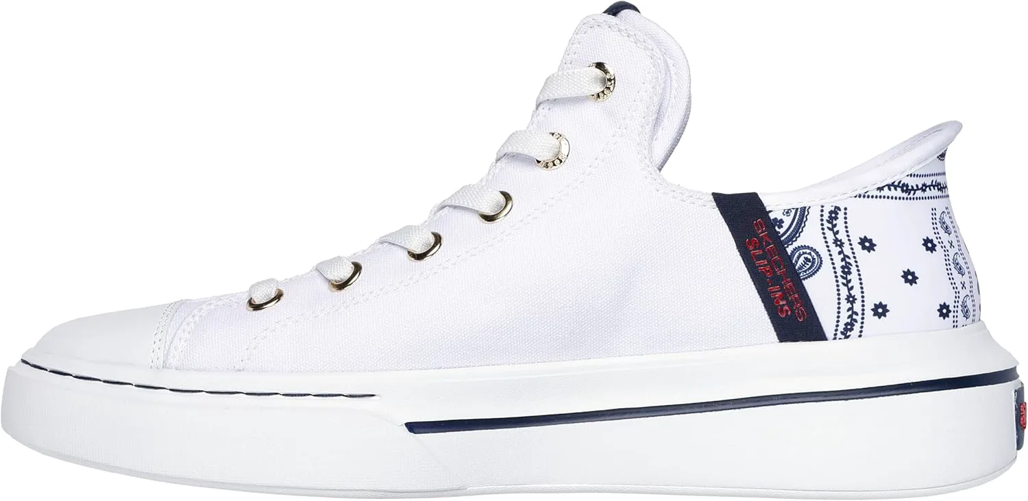 Мужские кроссовки Skechers Snoop Dogg: Snoop ONE-Double G Hands Free Slip-Ins, белый/темно-синий/красный — фото 3