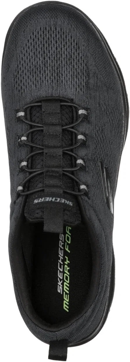 Мужские слипоны Skechers, черный — фото 3