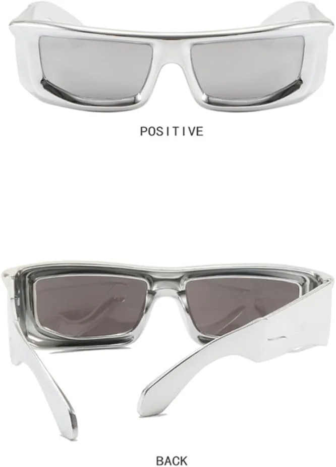 

Солнцезащитные очки в стиле панк для женщин и мужчин, ретро-очки, винтажные очки в стиле стимпанк, спортивные очки, защита от ультрафиолета UV400 VFDHN, 6