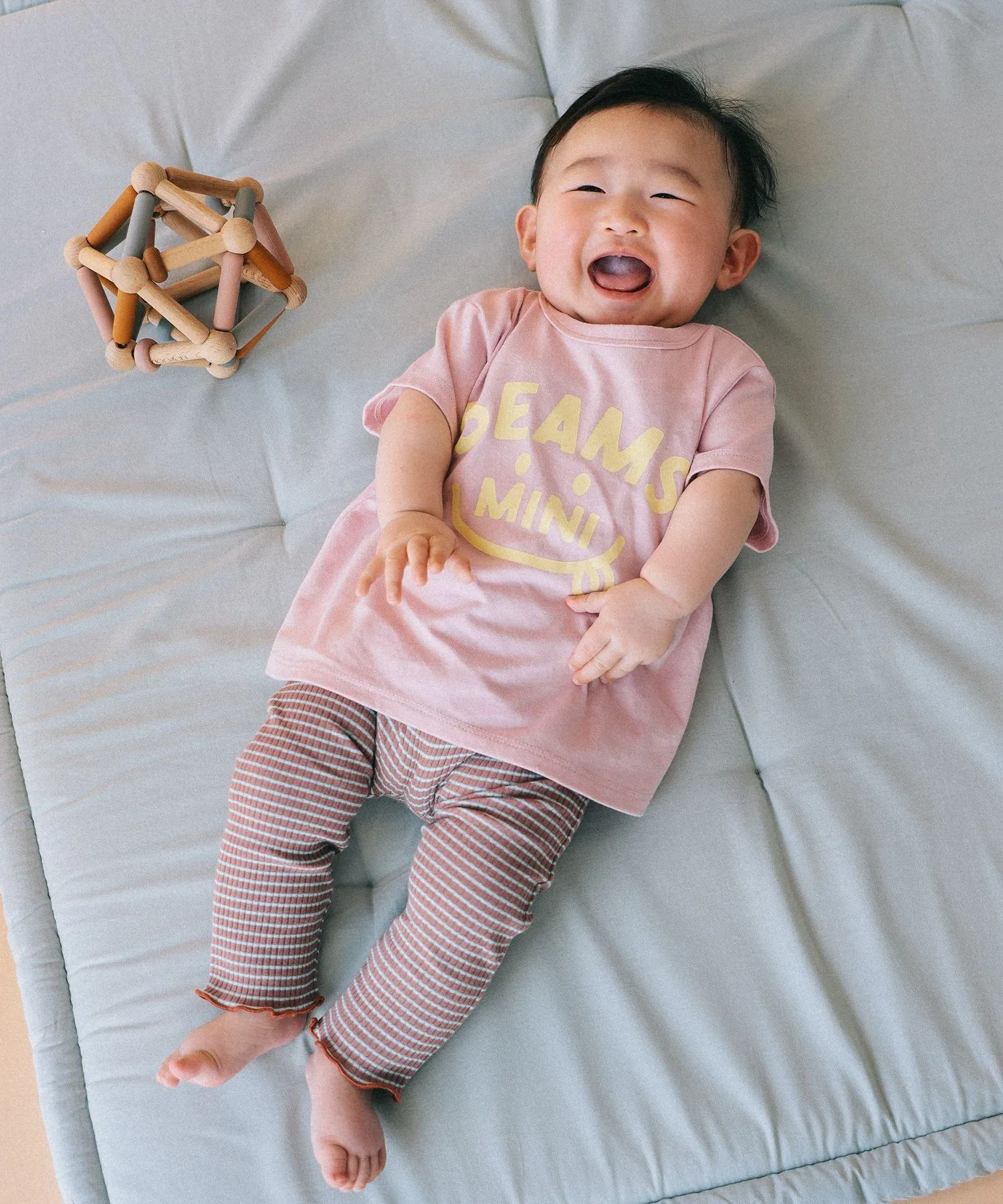 Футболка Baby Smile 2026SS (70-80 см) Beams Mini, PINK — фото 2