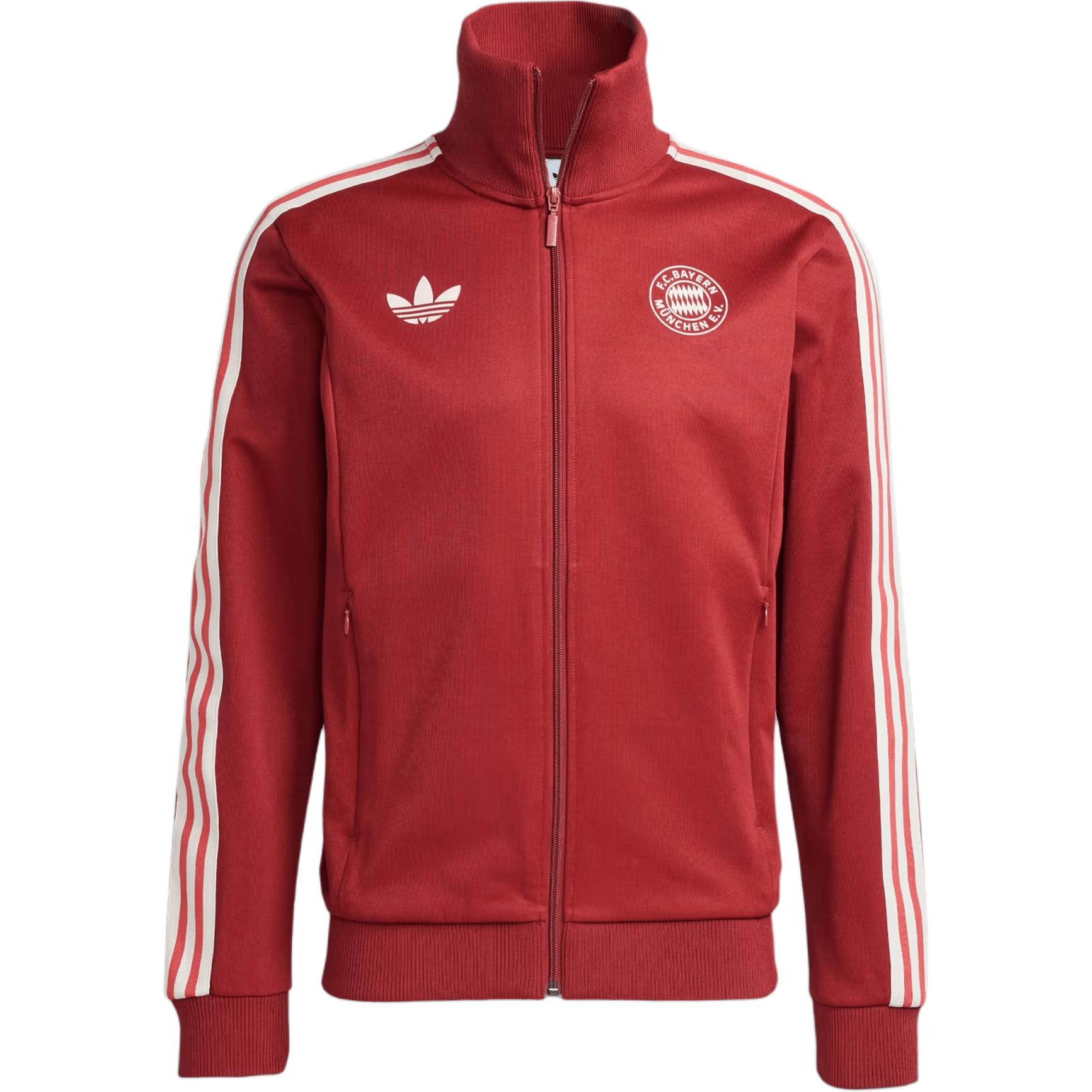 

Adidas Originals With AdiClub Fc Bayern Track Top, Mysterious Red