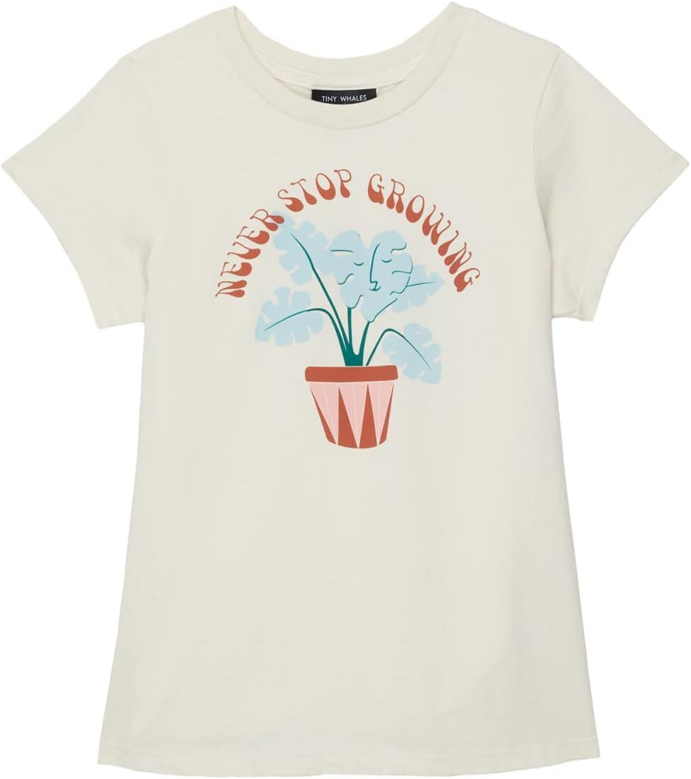 

Футболка Tiny Whales Never Stop Growing T-Shirt, натуральный