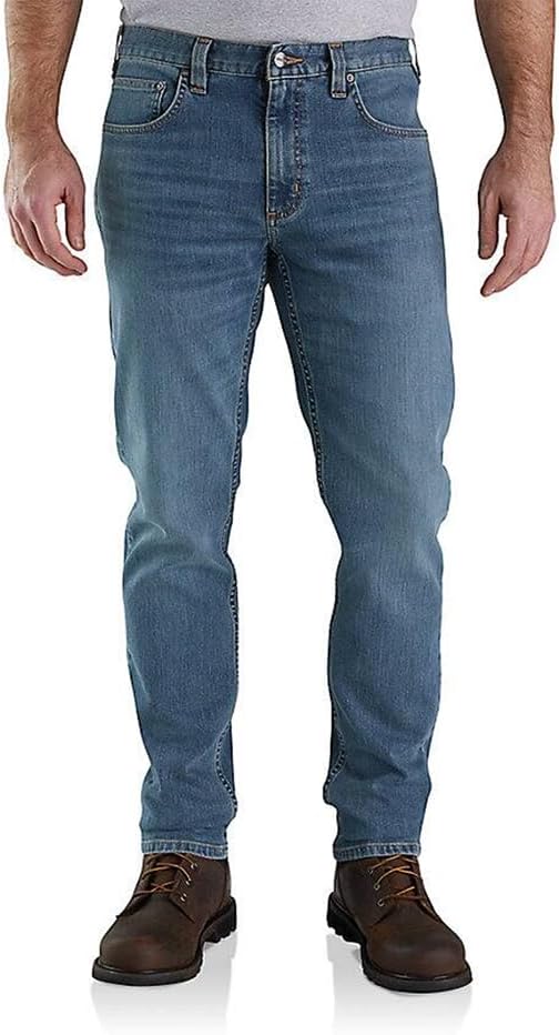

Мужские джинсы Carhartt 104960 Rugged Flex Relaxed Fit с низкой посадкой и 5 карманами Tapere, Arcadia