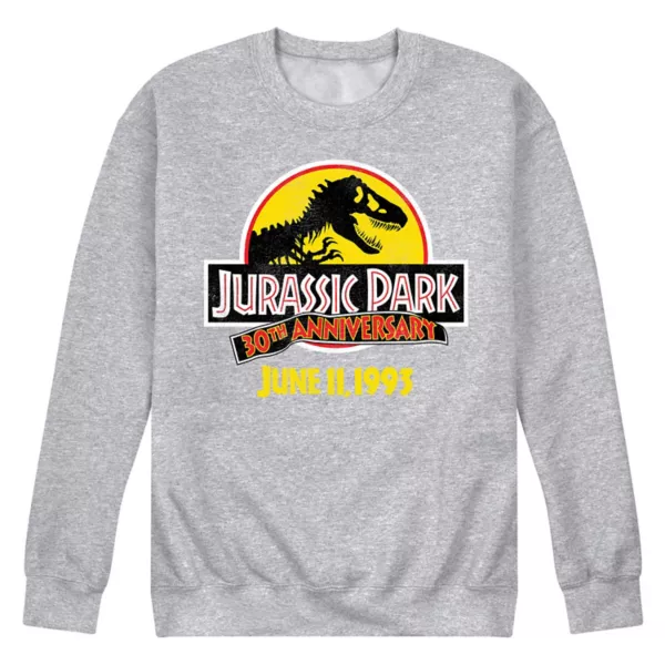 

Мужская футболка с длинным рукавом с логотипом Jurassic World 30th Licensed Character, серый