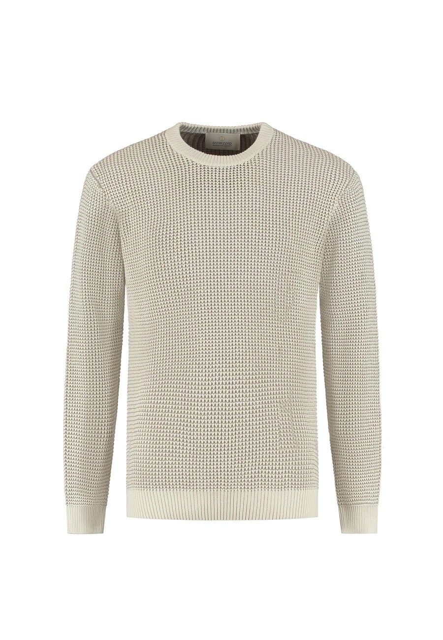 

Свитер Dstrezzed Leones, серо-бежевый/светло-серый